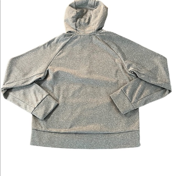 NIKE GRAY LIGHTWEIGHT DRI-FIT HOODED ZIPPERED JACKET SIZE YOUTH XL - Picture 2 of 11
